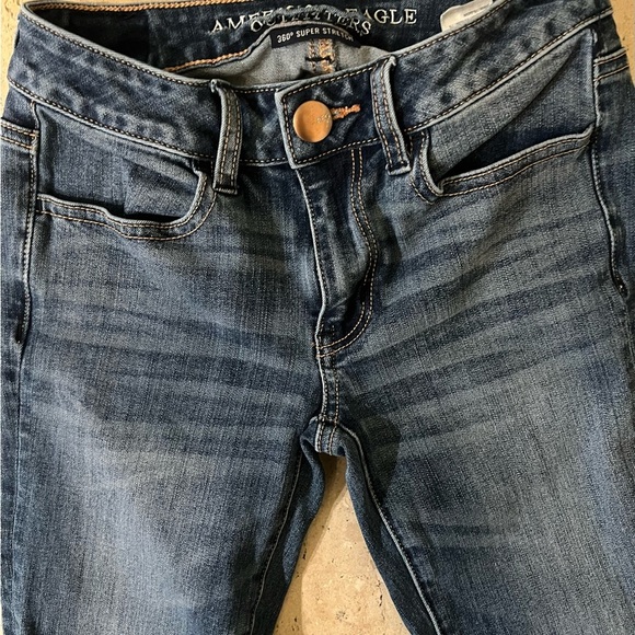 American Eagle 360 Super Stretch Jeans Women’s Size 00 Short - Picture 3 of 6
